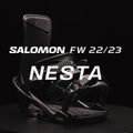 Női snowboard kötések Salomon Nesta fekete L41778100 10
