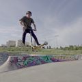 Street Surfing Stunt Scooter Scooter Ripper piros-ezüst 9