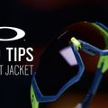 Oakley Flight Jacket kerékpáros szemüveg fekete-ibolya 0OO9401 8
