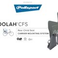 POLISPORT Koolah CFS barna FO gyermekkerékpár ülés 8631500014 7