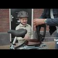 Hátsó kerékpárülés csomagtartóhoz bobike Junior One barna/fekete 8010600001 4
