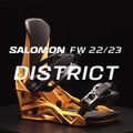 Férfi Salomon District snowboard kötés fekete L41776000 9