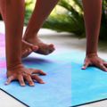 YogaDesignLab Combo jógamatrac Pink CM-1.5-Tribeca Sand 10