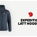 Férfi Fjällräven Expedition Latt Hoodie pehelypaplan kabát fekete F86119 4