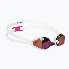 Úszószemüveg TYR Stealth-X Performance Mirrored pink/white