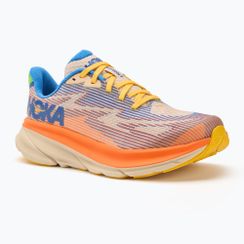 HOKA Clifton 9 ultramarine/electric tangerine gyermek futócipő