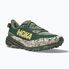 Férfi futócipő HOKA Speedgoat 6 Wide páfrány/aszfalt szürke