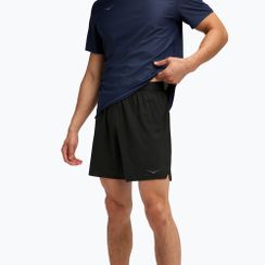 Férfi futóshort HOKA Glide 7'' 2in1 black