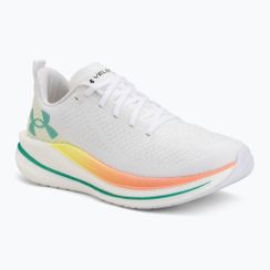 Női futócipő Under Armour Velociti SPD white/orange bloc/metallic silver
