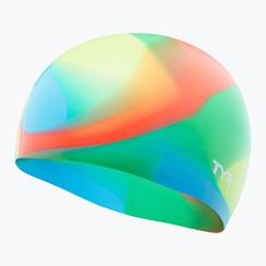 Gyerek úszósapka TYR Tiedye Silicone Multicolor Jr blue/yellow/green/orange