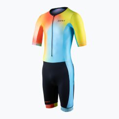 ZONE3 Activate+ Trisuit férfi triatlonruha neon/fekete
