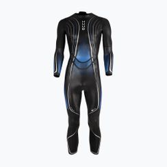 Férfi triatlon neoprén ruha HUUB Agilis II Back Zip 3.5 metallic blue