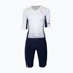 Női triatlon overál HUUB Anemoi 3 SUB22 white/navy/pink
