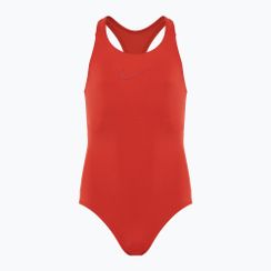 Gyermek egyrészes fürdőruha Nike Essential Racerback light crimson