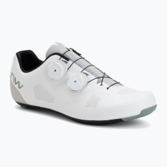 Férfi országúti kerékpáros cipő Northwave Revolution white/light grey
