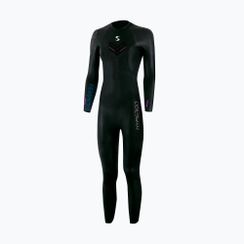 Női triatlon neoprén ruha Synergy Hyperion Full Sleeve black