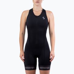 Női triatlonruha Synergy Pro Sleeveless Racerback Trisuit onyx