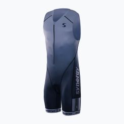 Férfi triatlon ruha Synergy Elite Sleeveless Trisuit smoke gray