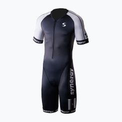 Férfi triatlon ruha Synergy Elite Short Sleeve Trisuit salt & pepper