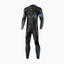 Férfi triatlon neoprén ruha Synergy Endorphin Full Sleeve 5/3 mm black/blue