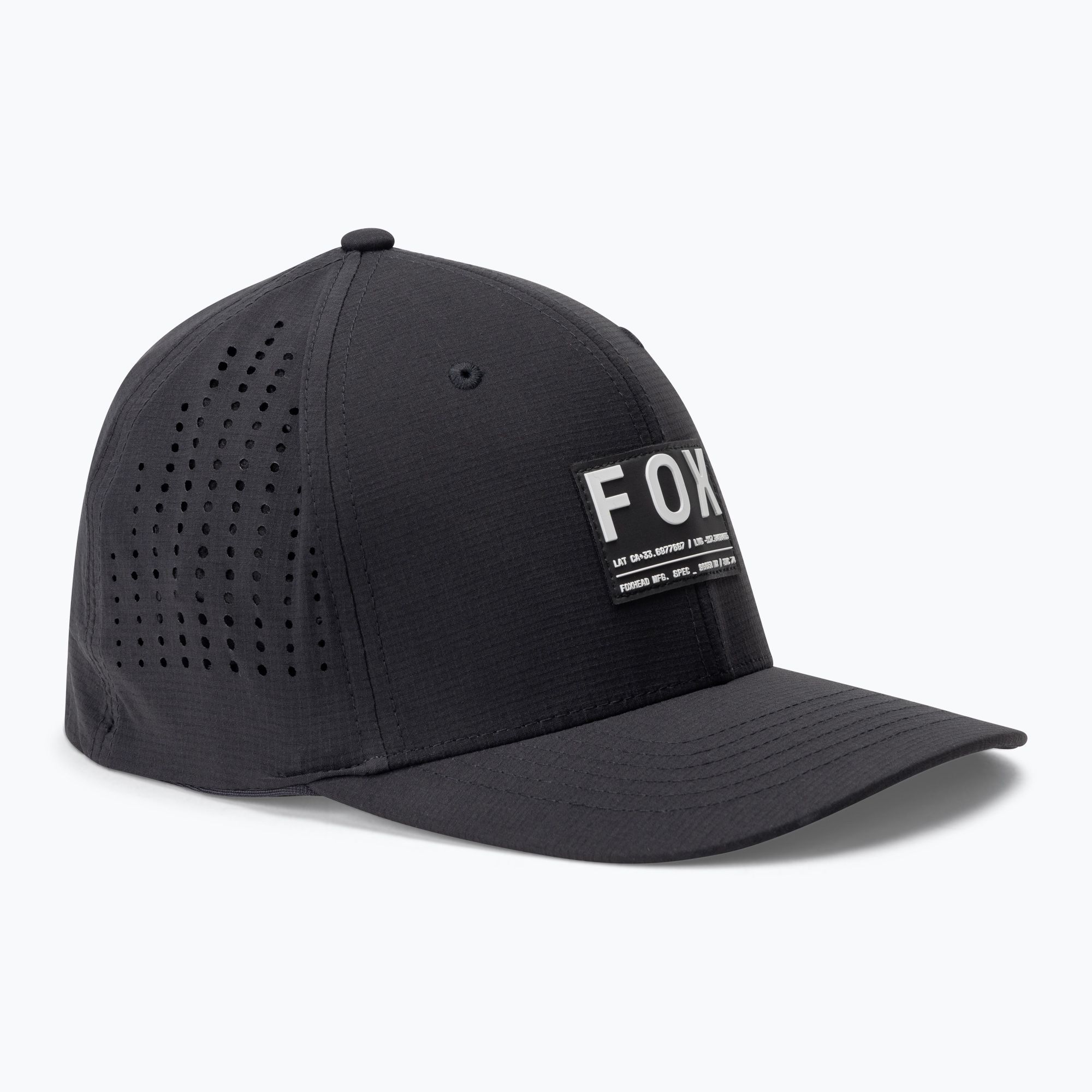 Fox Racing Fox Head Flexfit Hat Black / Blue / Red / Steel Baseball Cap 31622 | UK