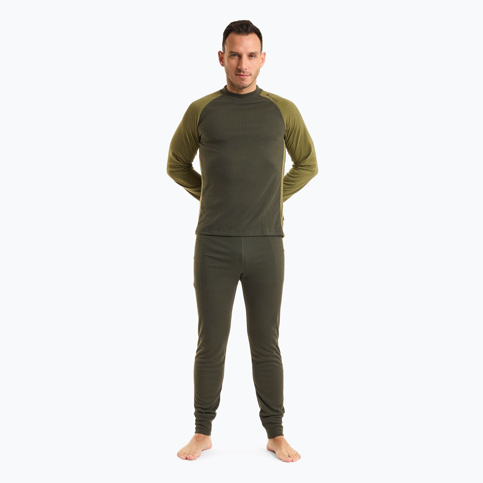 Pinewood 5408 Finnveden Set Biancheria Intima Tecnica Uomo – Verde/Foglia Verde, Taglie Forti Fino A 5XL, Ad Asciugatura Rapida