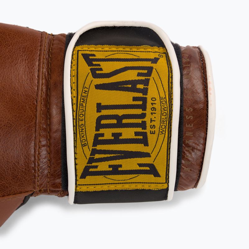 EVERLAST 1910 Klasszikus barna bokszkesztyűk EV1910 5
