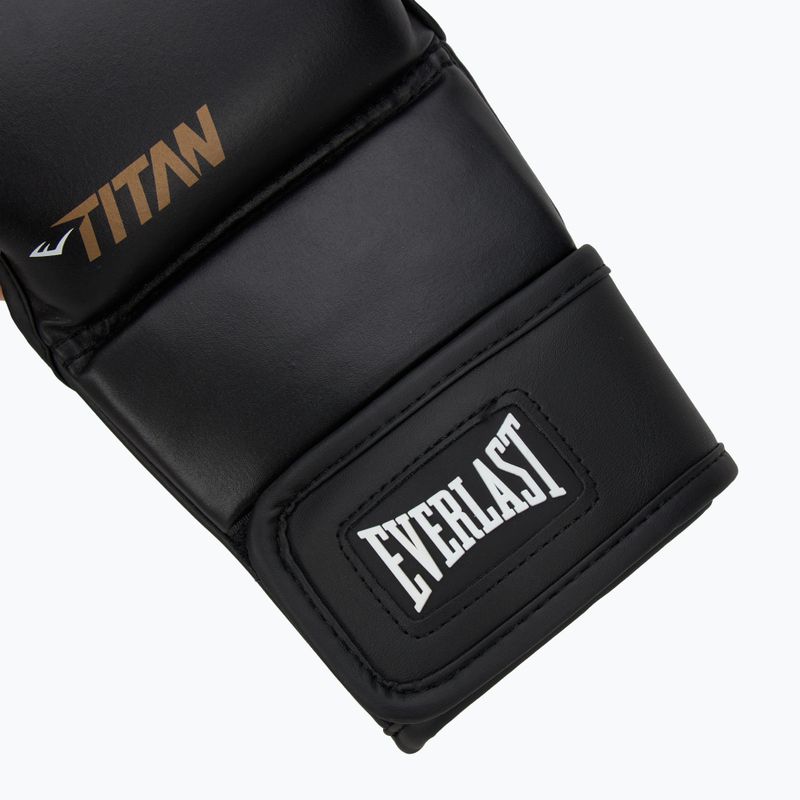 Everlast Titan Hybrid fekete grappling kesztyű 5