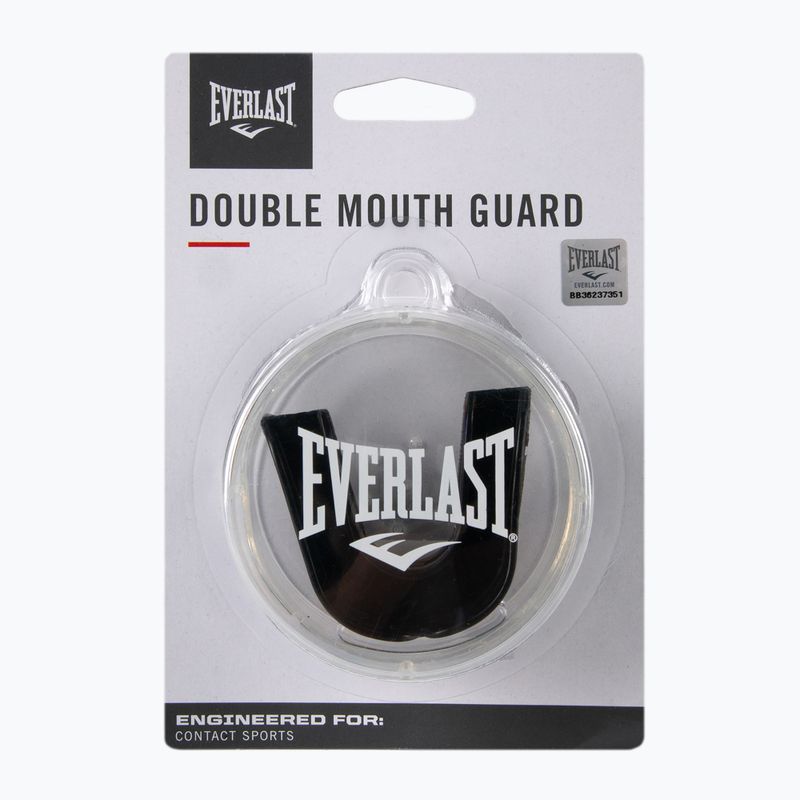 EVERLAST dupla állkapocsvédő fekete 4410