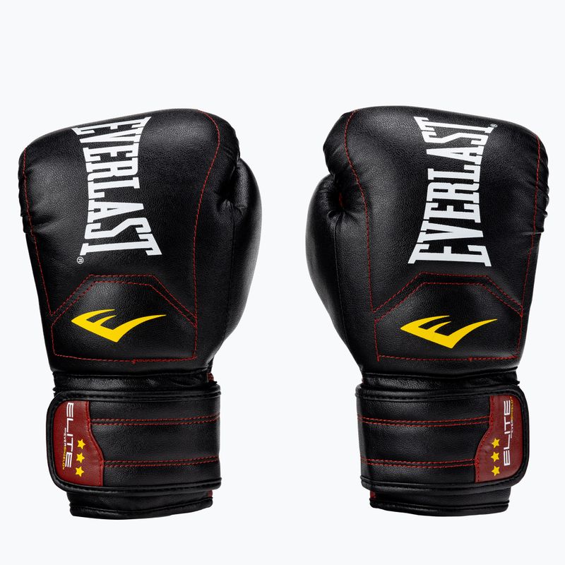 EVERLAST Elite Muay Thai Boxing kesztyű fekete EV360MT 3