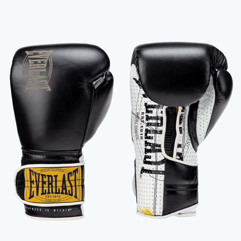 EVERLAST Bokszkesztyűk 1910 Classic Pro Fekete EV1910PRO BL-12 OZ. 5