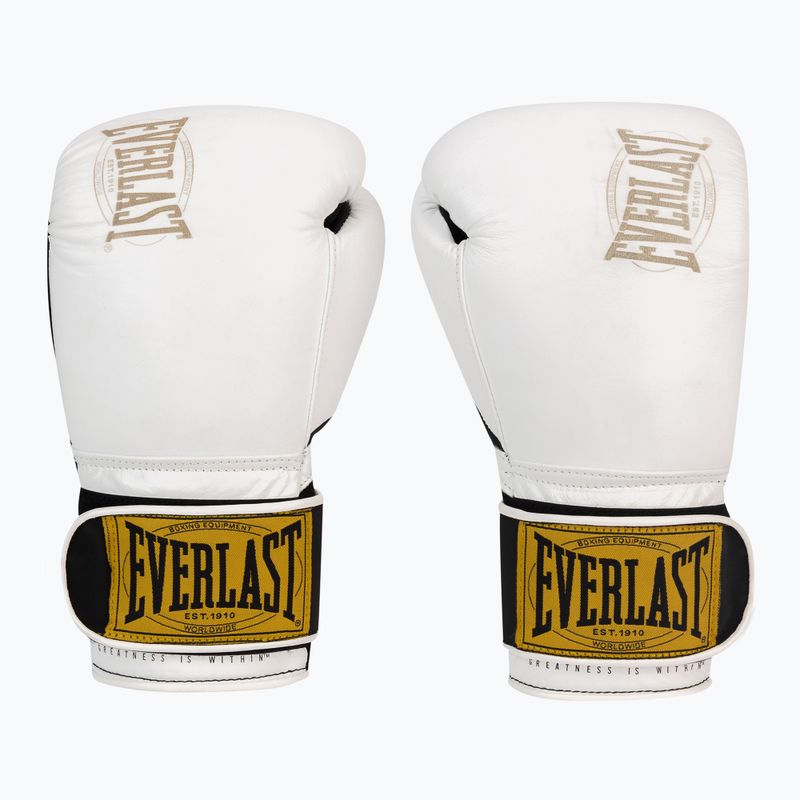 EVERLAST 1910 Klasszikus fehér bokszkesztyűk EV1910