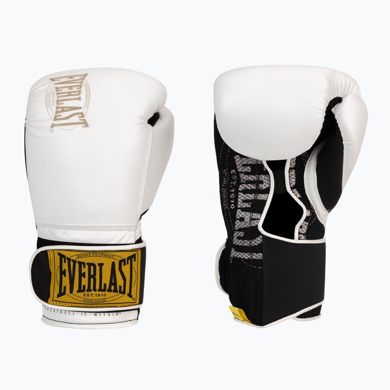 EVERLAST 1910 Klasszikus fehér bokszkesztyűk EV1910 3