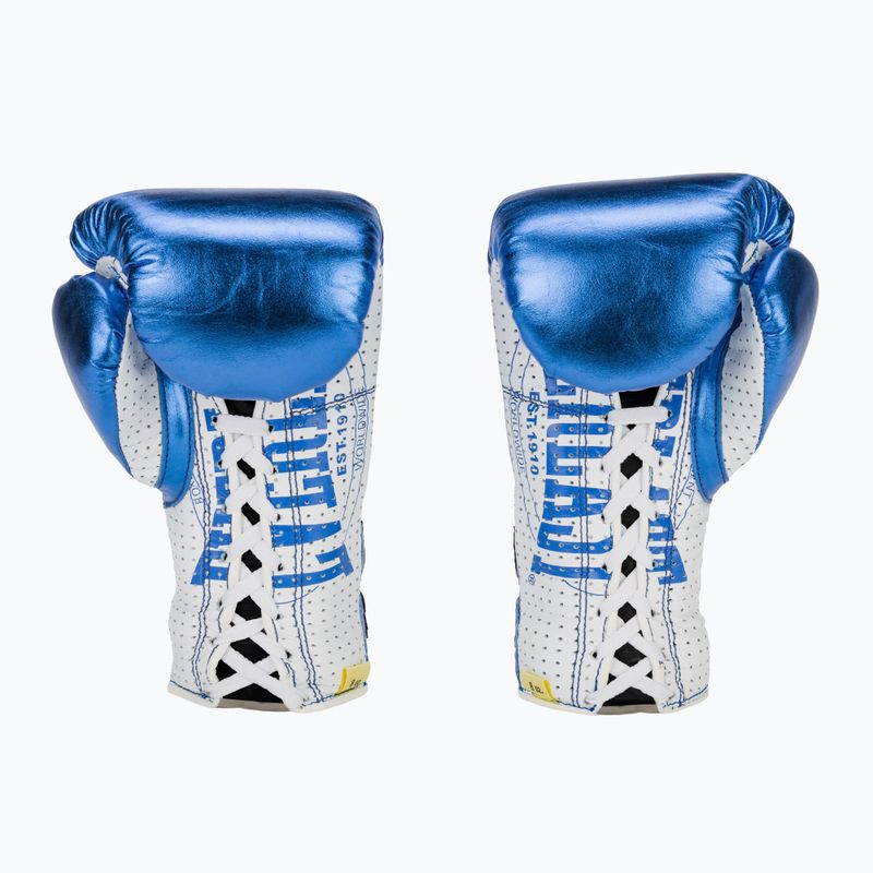 Boxkesztyű Everlast Fight Leather blue 3