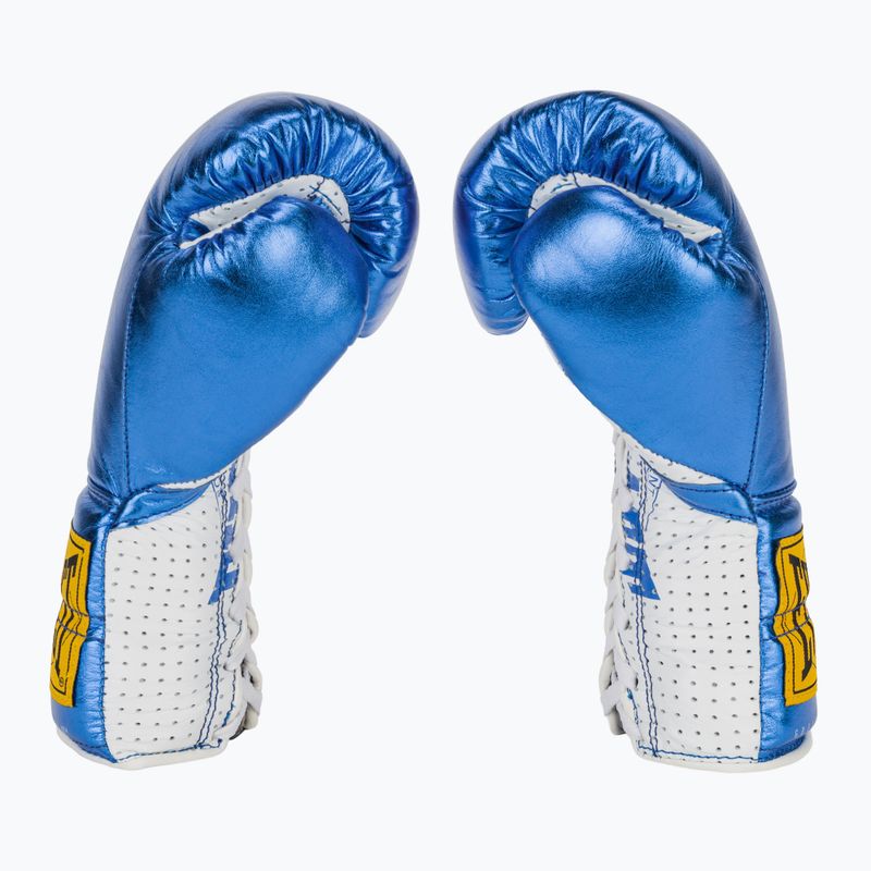 Boxkesztyű Everlast Fight Leather blue 4
