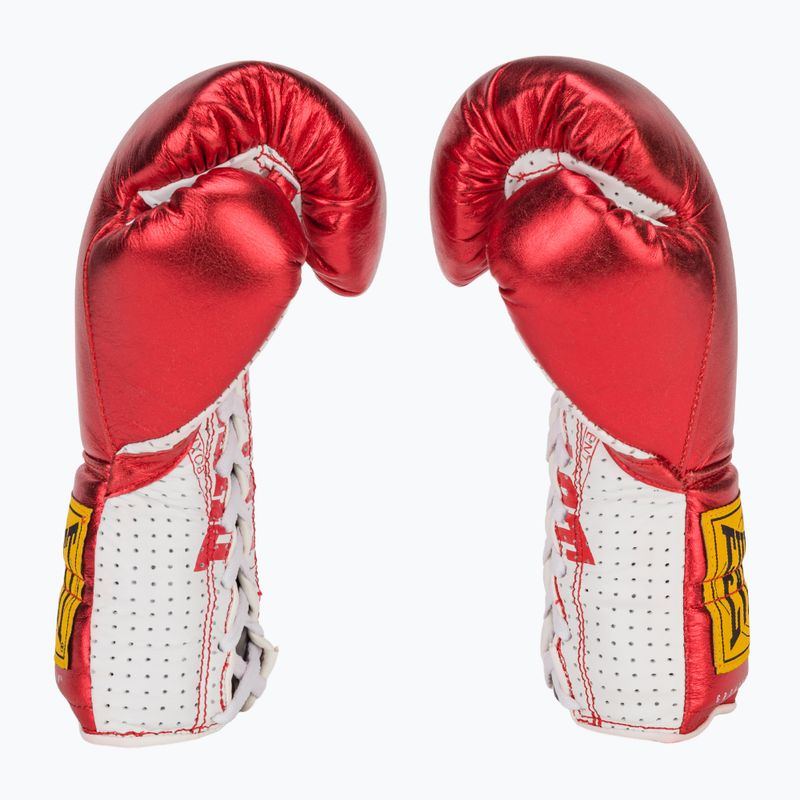 Boxkesztyű Everlast Fight Leather red 4