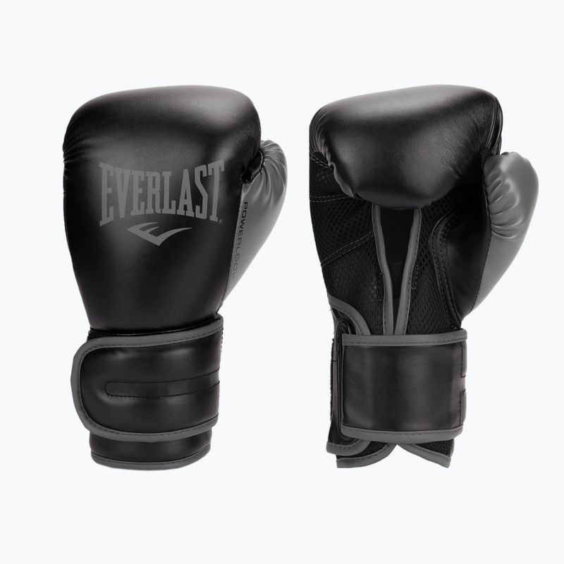 Férfi bokszkesztyűk EVERLAST Powerlock Pu fekete EV2200 3