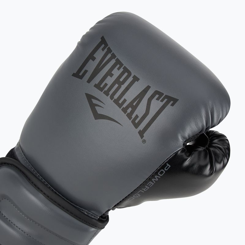 Boxkesztyű Everlast Powerlock 2 charocal 5