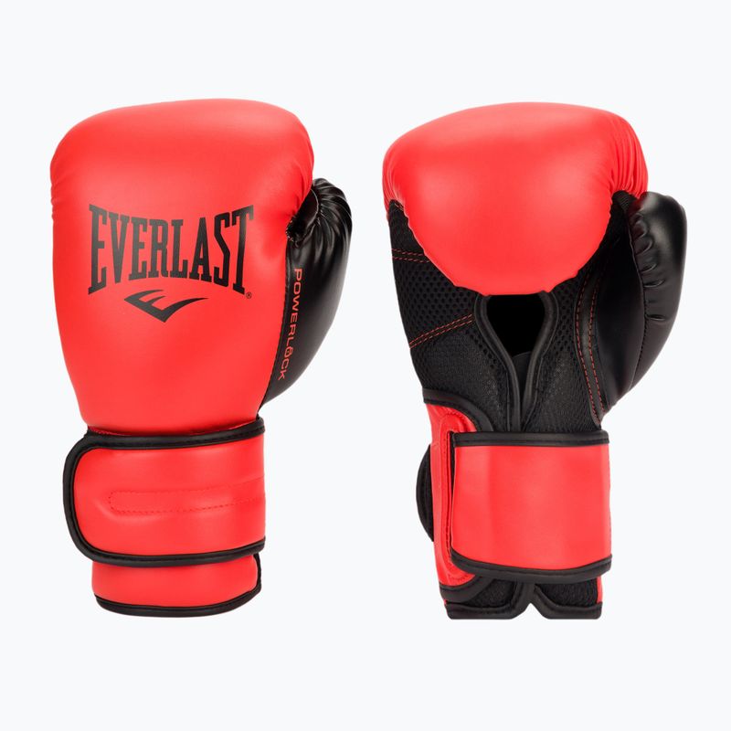 Férfi bokszkesztyűk EVERLAST Powerlock Pu piros EV2200 3