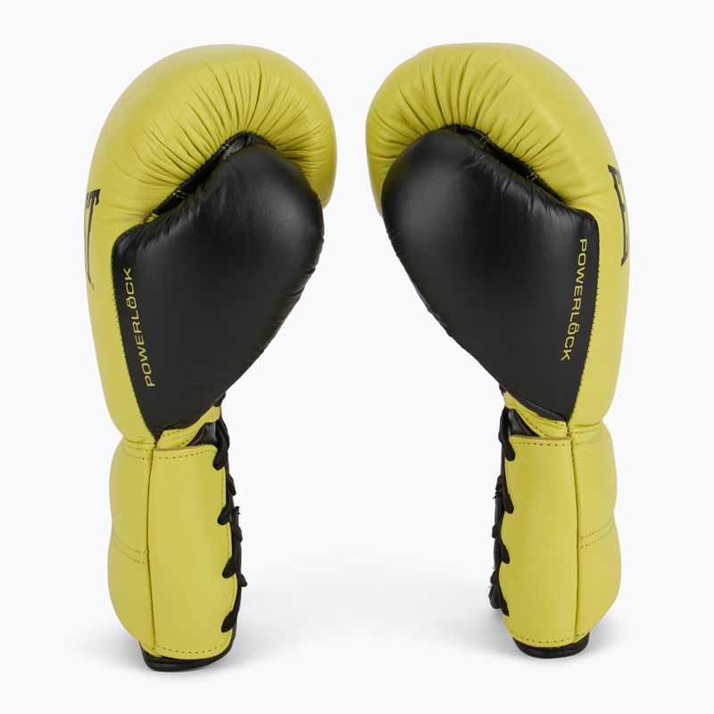 Boxkesztyű Everlast Powerlock 2 Laced Pro Training neon yellow 4