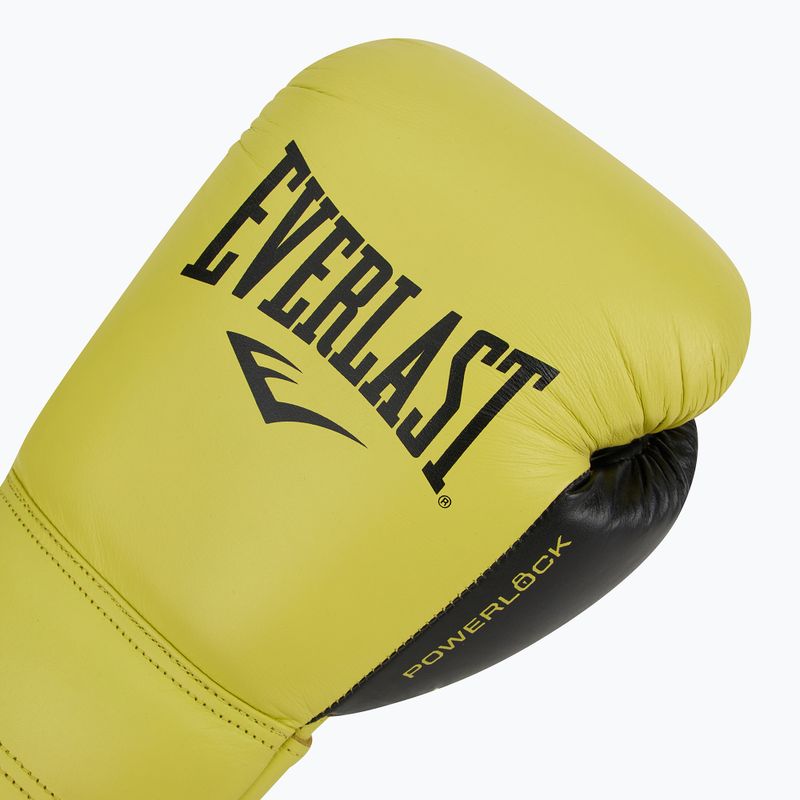 Boxkesztyű Everlast Powerlock 2 Laced Pro Training neon yellow 5