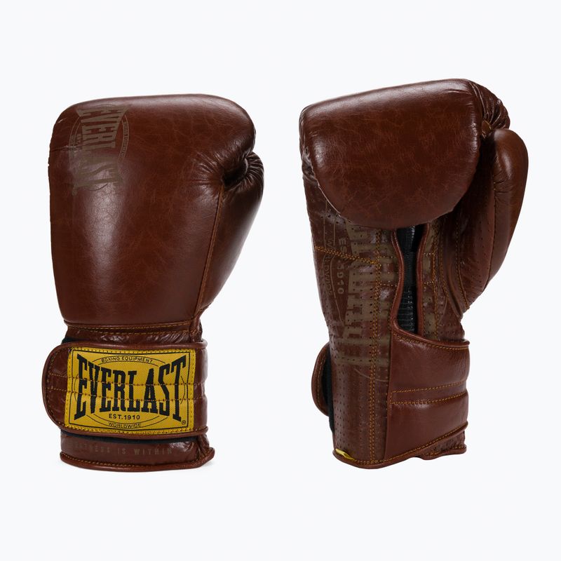 EVERLAST Boxkesztyű 1910 Classic Pro barna EV1910PRO 3