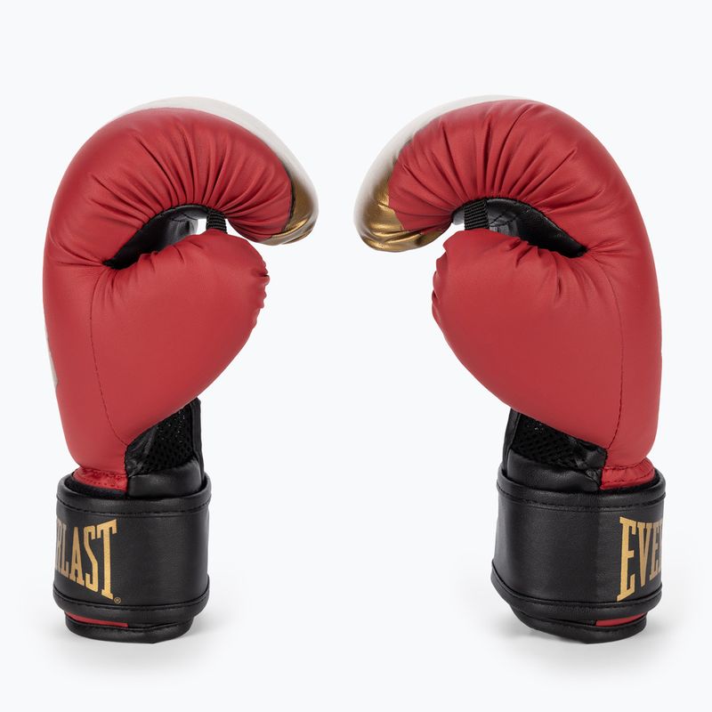 Everlast Prospect 2 piros/arany gyermek bokszkesztyűk EV4602 RED/GLD 4