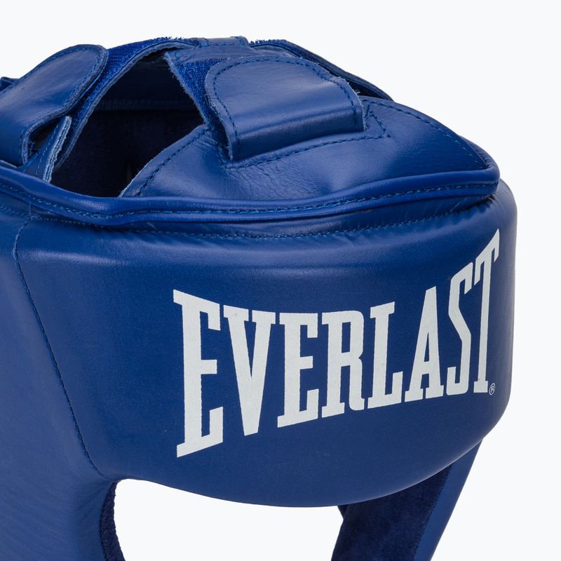 Bokszsisak Everlast amatőr versenyzői fejvédő kék 4