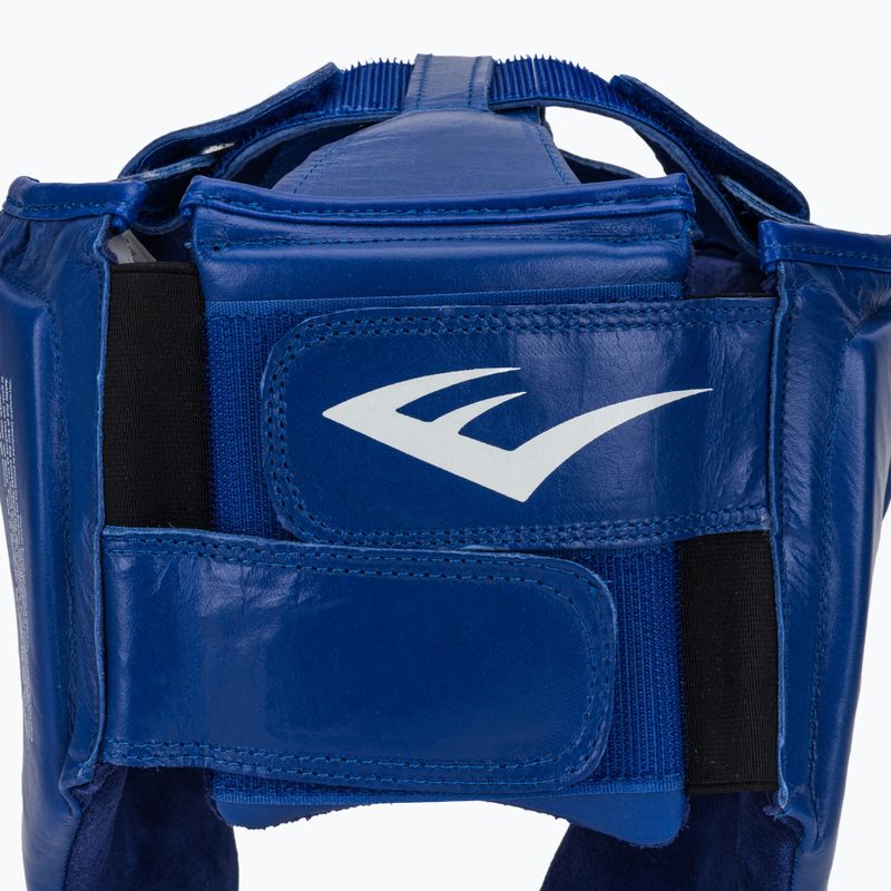 Bokszsisak Everlast amatőr versenyzői fejvédő kék 5
