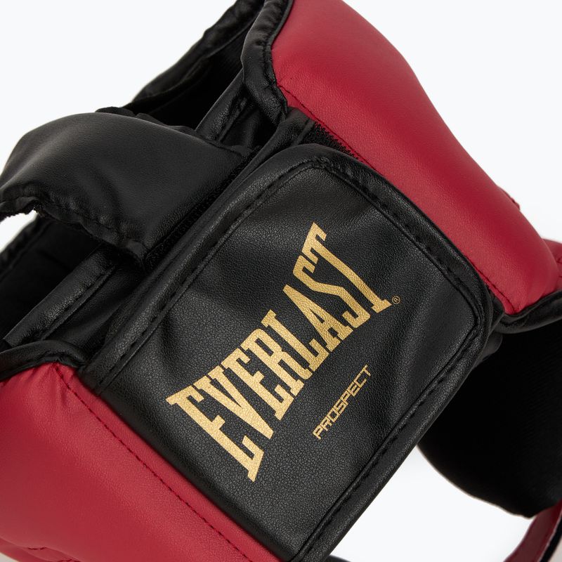 Everlast Prospect 2 boksz szett sisak + pajzsok + kesztyű piros/arany 15