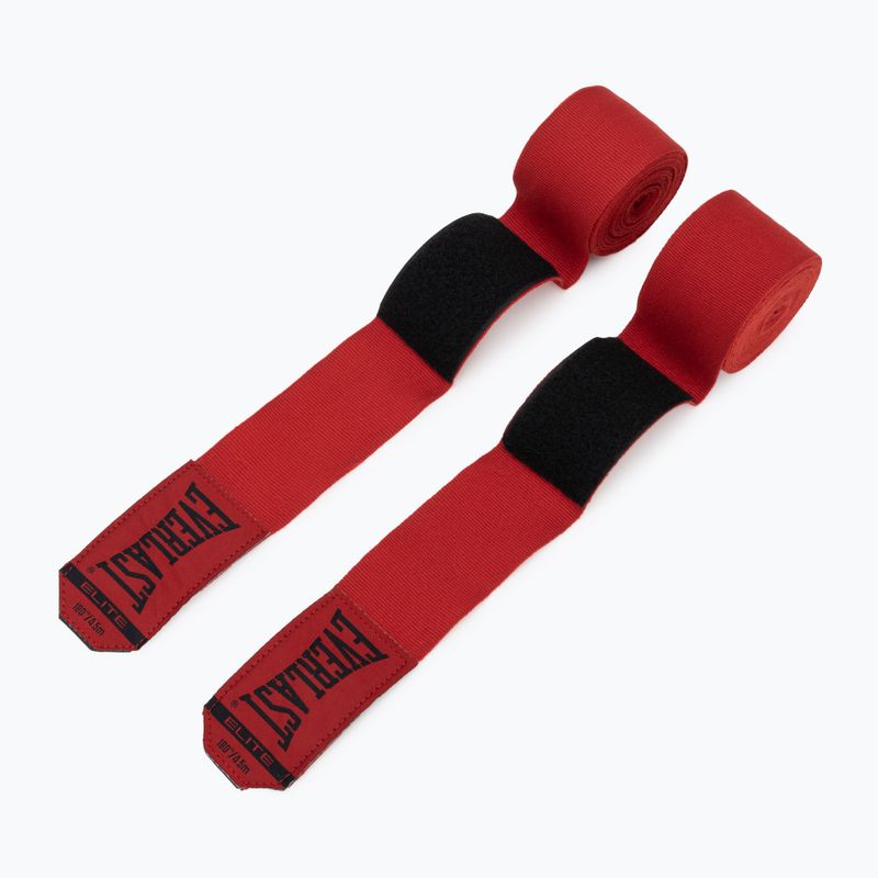 Boxkesztyű bandázsok Everlast 450 cm red 2