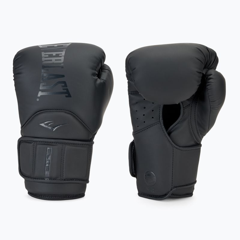 Boxkesztyű Everlast Elite 2 Pro Boxing Leather black