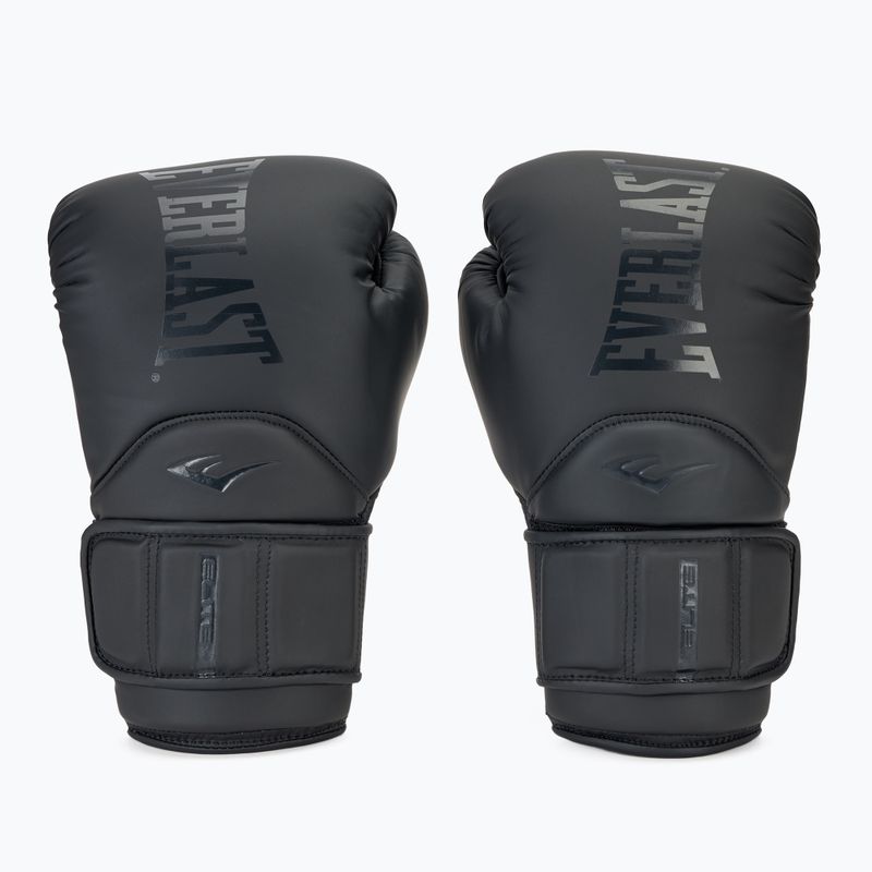 Boxkesztyű Everlast Elite 2 Pro Boxing Leather black 2
