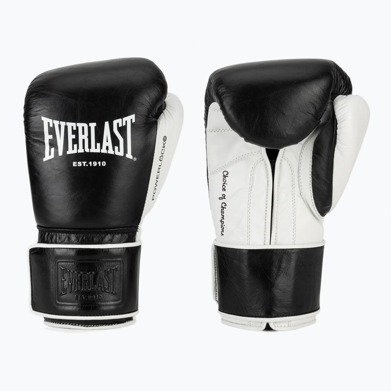 Boxkesztyű Everlast Powerlock Pro OG H&L black/white